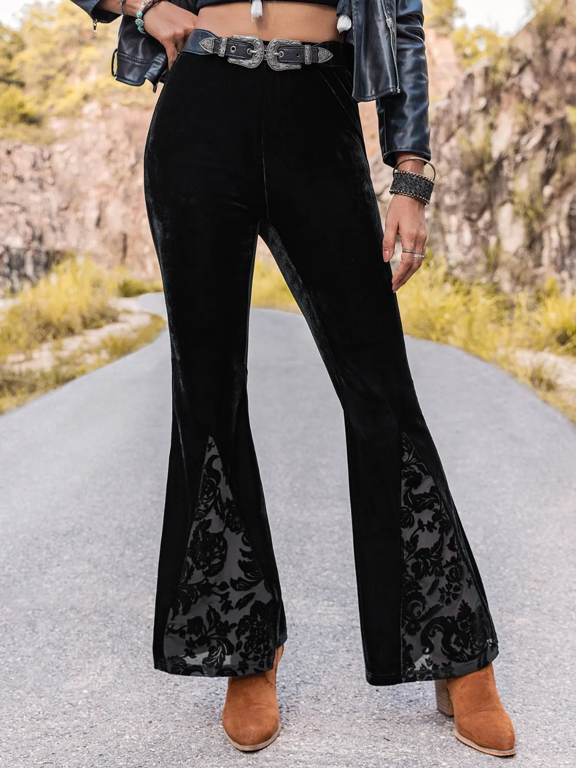 *APP EXCLUSIVE* High Waist Flare Leg Pants
