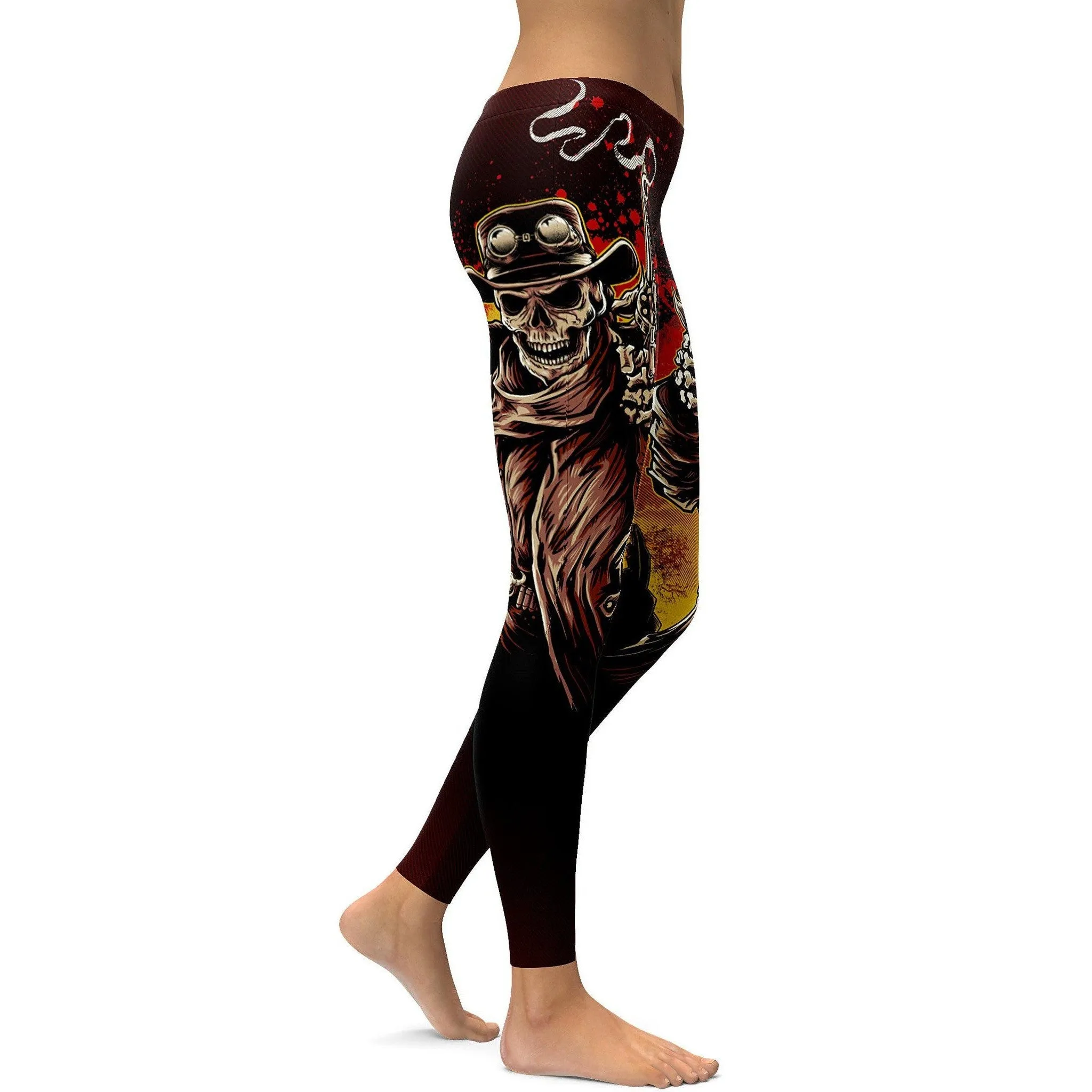 Cowboy Skeleton Leggings