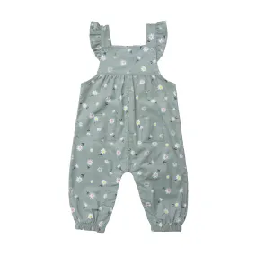 Daisy Play Ruffle Corduroy Overalls