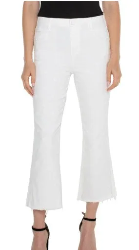 GIA GLIDER FLARE FRAY HEM