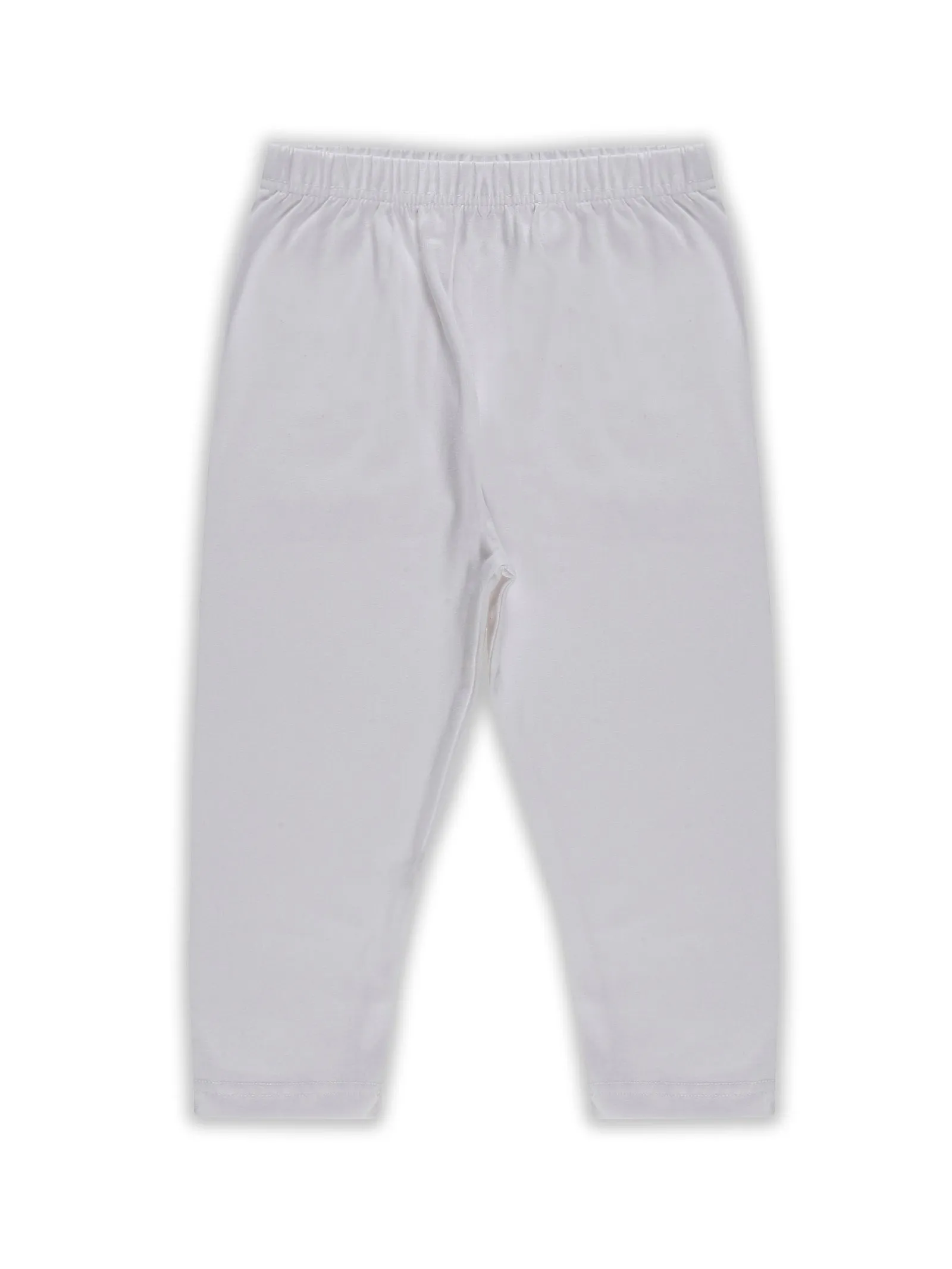Girls Solid Capri Legging Pack of 2