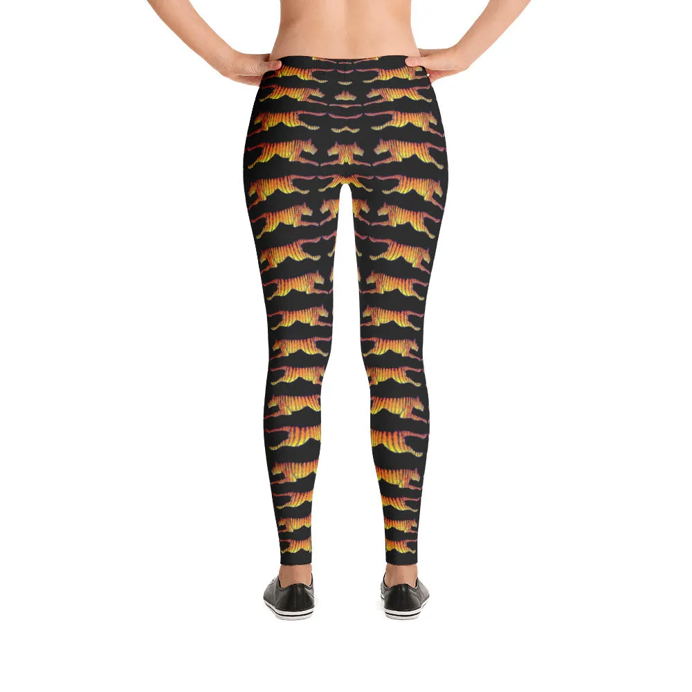 LEAPING TIGERS Leggings