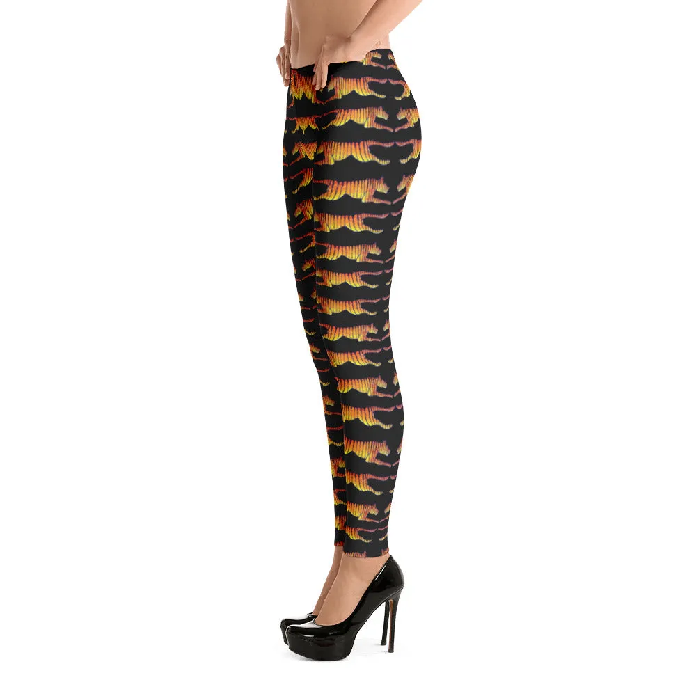 LEAPING TIGERS Leggings