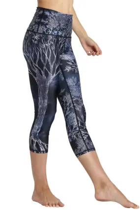Root to Rise Printed Yoga Crops